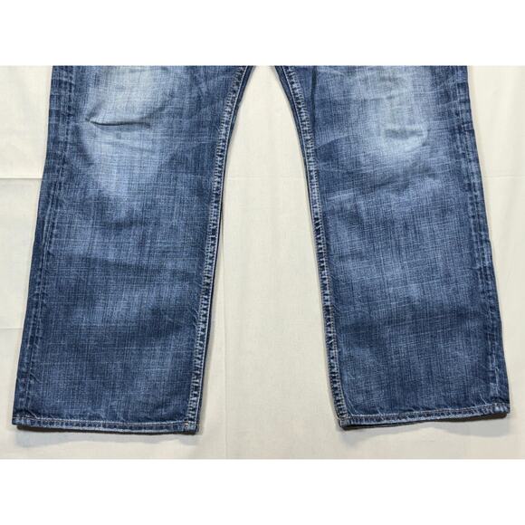 Silver Jeans Co Gordie Men’s W38 L30 Relaxed Fit Straight Leg Denim Jeans - Picture 12 of 15